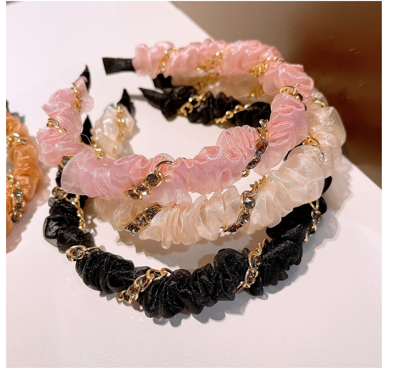 Korean Chain Rhinestone Headband display picture 4