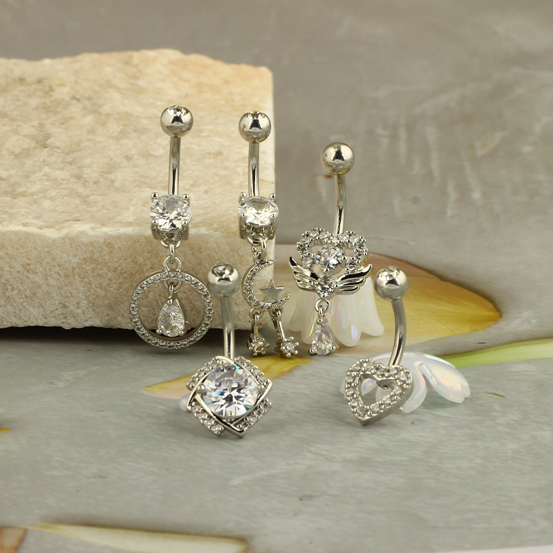 Labret piercing jewelry detail image