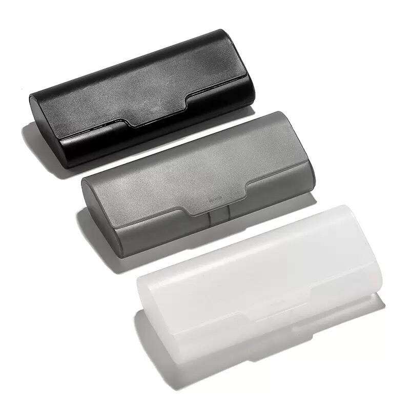 Frosted Plastic Transparent Glasses Case, Reading Glasses Case, High-End Material Sunglasses Case, Ultra-Light and Portable