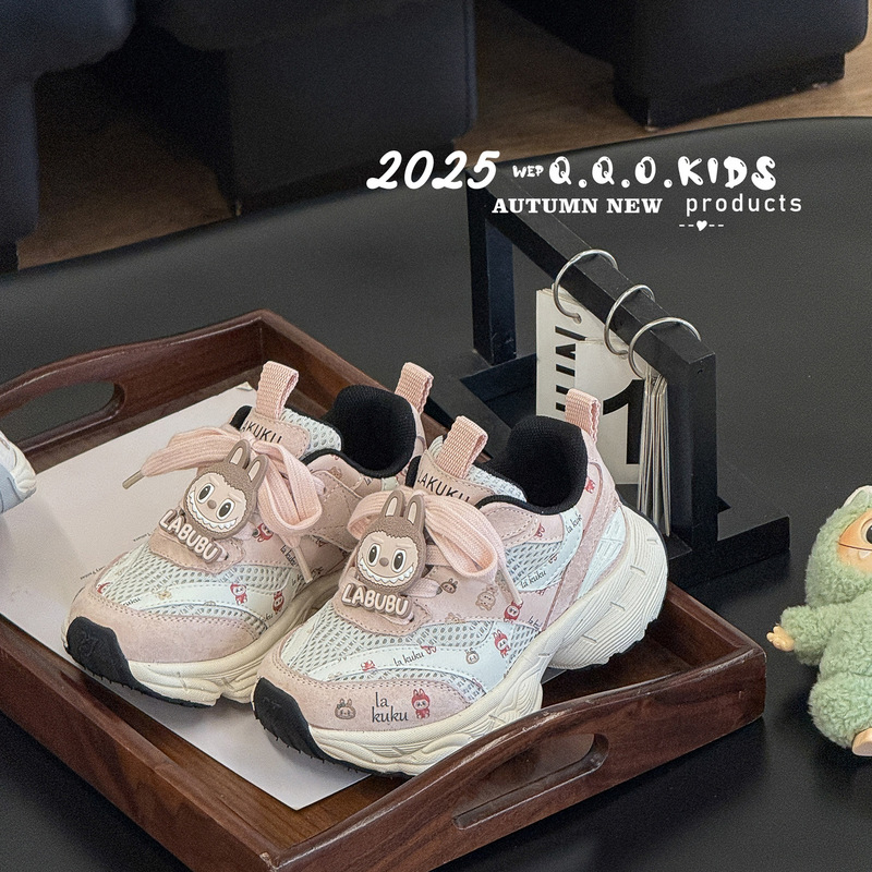 拉布布儿童运动鞋2025秋季新款男女童透气老爹鞋中大童学生休闲鞋|undefined