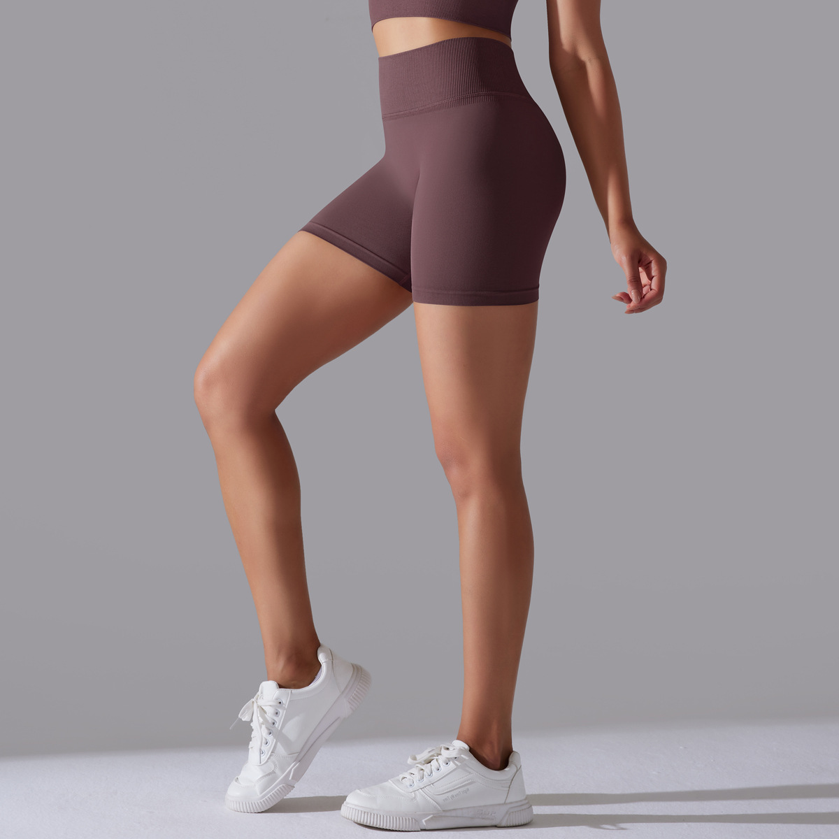 Simple Style Sports Solid Color Nylon Cotton Blend U Neck Tracksuit Vest Jogger Pants Leggings display picture 115