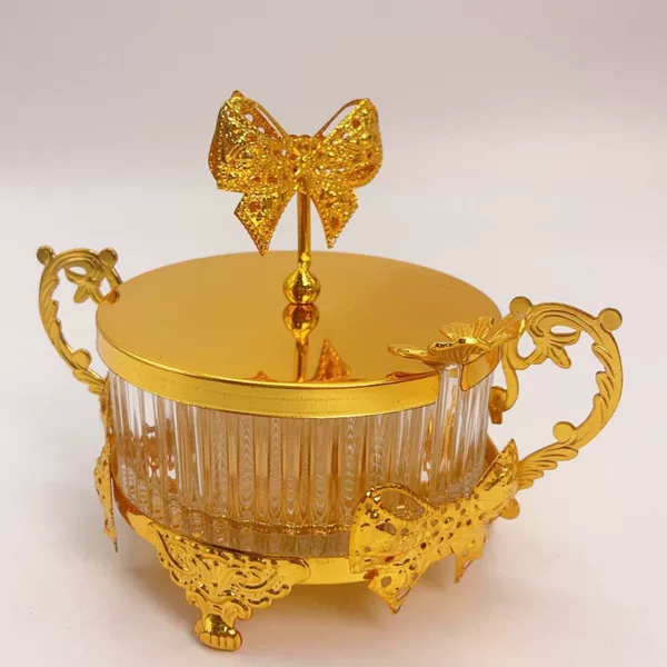 European-Style Home Decor Sugar Bowl, Direct from the Source Factory, Modern Lifestyle, Creative Gift, Light Luxury, Cross-Border Sugar Bowl, Small Batch