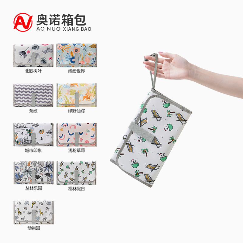New Diaper Pad, Baby Diaper Changing Pad, Baby Waterproof Diaper Pad, Outdoor Travel and Baby Walking Portable Diaper Changing Pad
