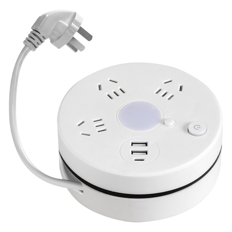 Multi-Función de alta potencia socket USB Plug-In larga línea de carga inteligente plug-in Placa de cableado del hogar posición de conversión