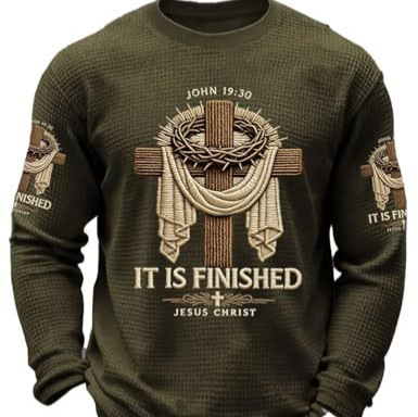 2026 Cross-Border Amazon Aliexpress Men's New Spring and Autumn Cross Scarf Letter Print Men's Sweatshirt