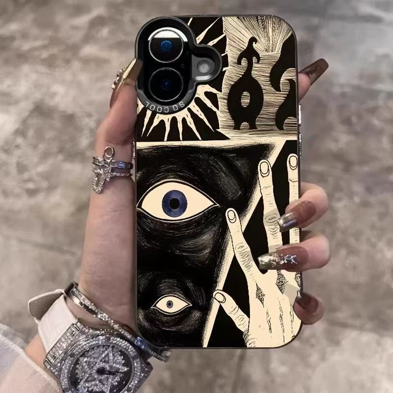 Nueva personalidad europea y americana aplicable iPhone 16 funda para teléfono móvil Apple 15promax/14 comercio exterior transfronterizo 13pro12