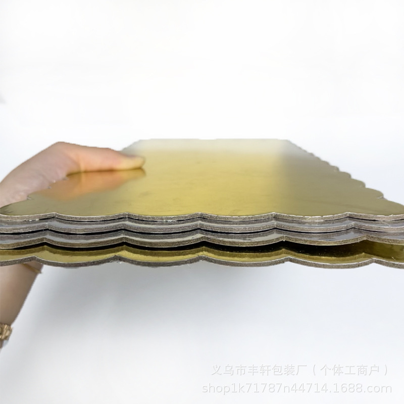 Spot al por mayor pastel rectangular almohadilla de pastel base cartón horneado pastel soporte de pastel placa de horneado