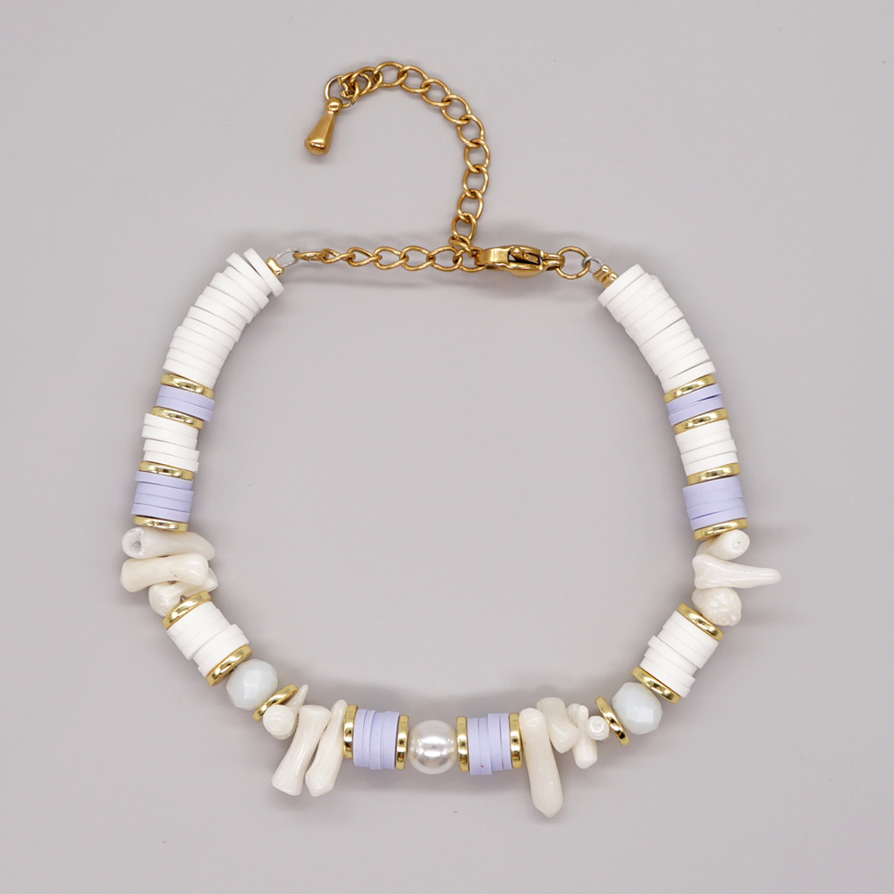 Mixed materials Material Irregular Pattern 1 Piece Bohemian Irregular Mixed Materials Women's Bracelets