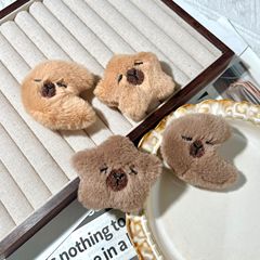 新しいカピバラぬいぐるみペンダントスタームーンカップルスクールバッグ漫画キーホルダーギフトアクセサリー親友のため