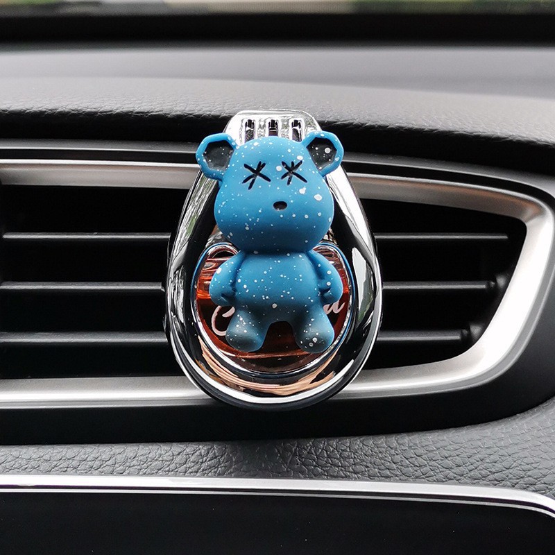 Accesorios para automóviles, adornos de aromaterapia, oso violento, perfume de coche lindo creativo, productos de decoración de coche de dibujos animados de aromaterapia