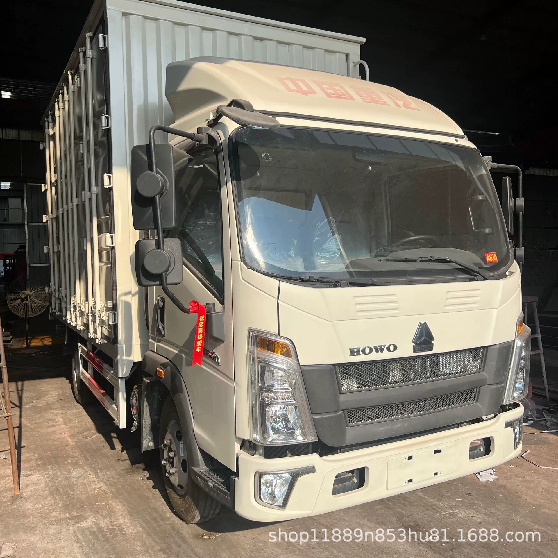 Экспортный контейнеровоз Sinotruk HOWO 4X2, небольшой грузовик, 4.2m лошадиных сил, грузовой ящик