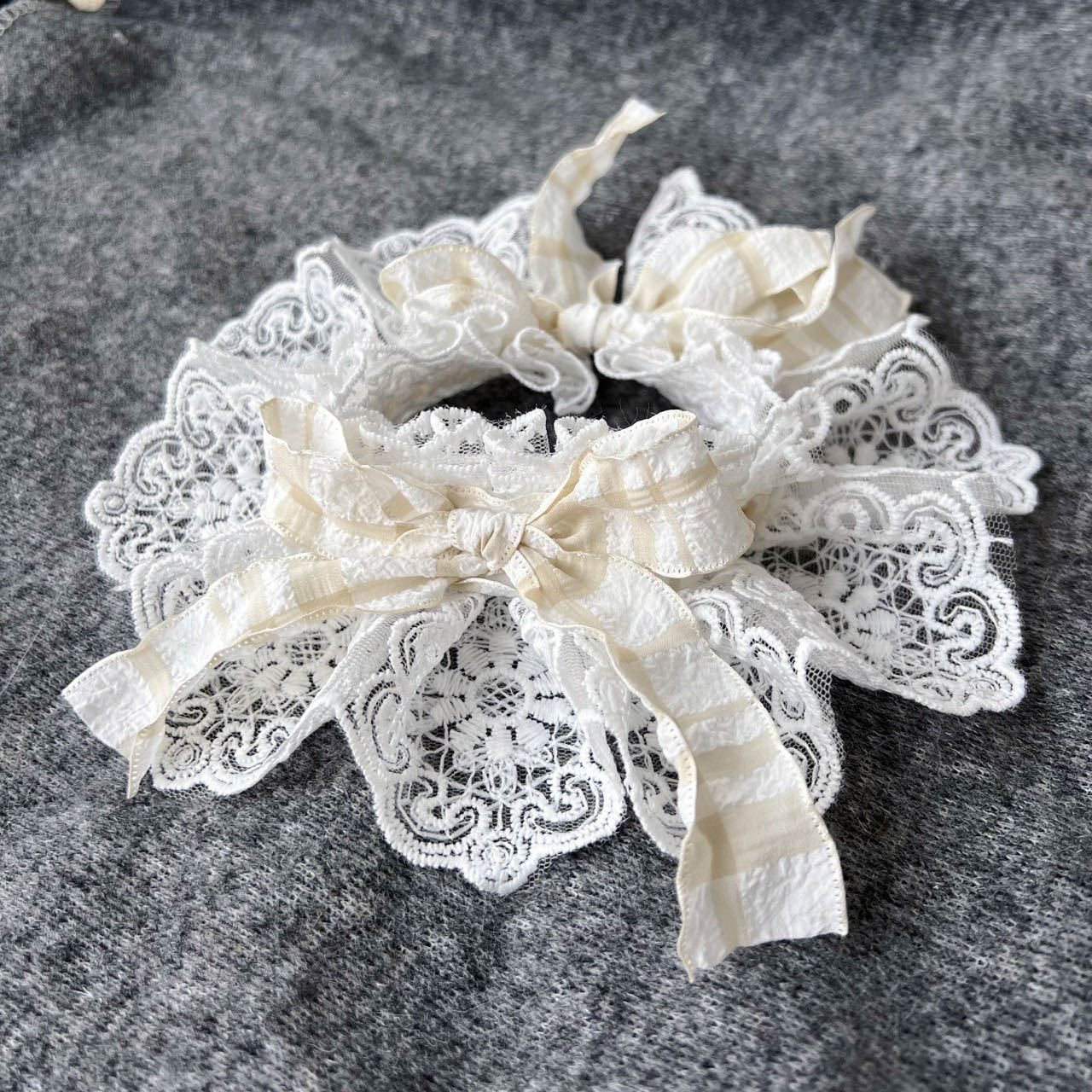 Cute Cotton Polyester Bow Knot Pet Saliva Towel display picture 3