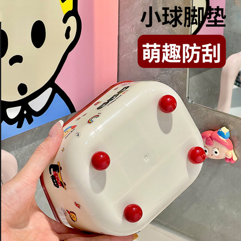 可爱卡通笔筒大容量办公室桌面收纳盒学生用整理盒用品创意摆件|undefined
