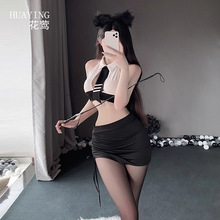 ��Ȥ����Ů�U��¶�س��ް����ؕ��b�����Ʒ��T��˯�½�ɫ����5403