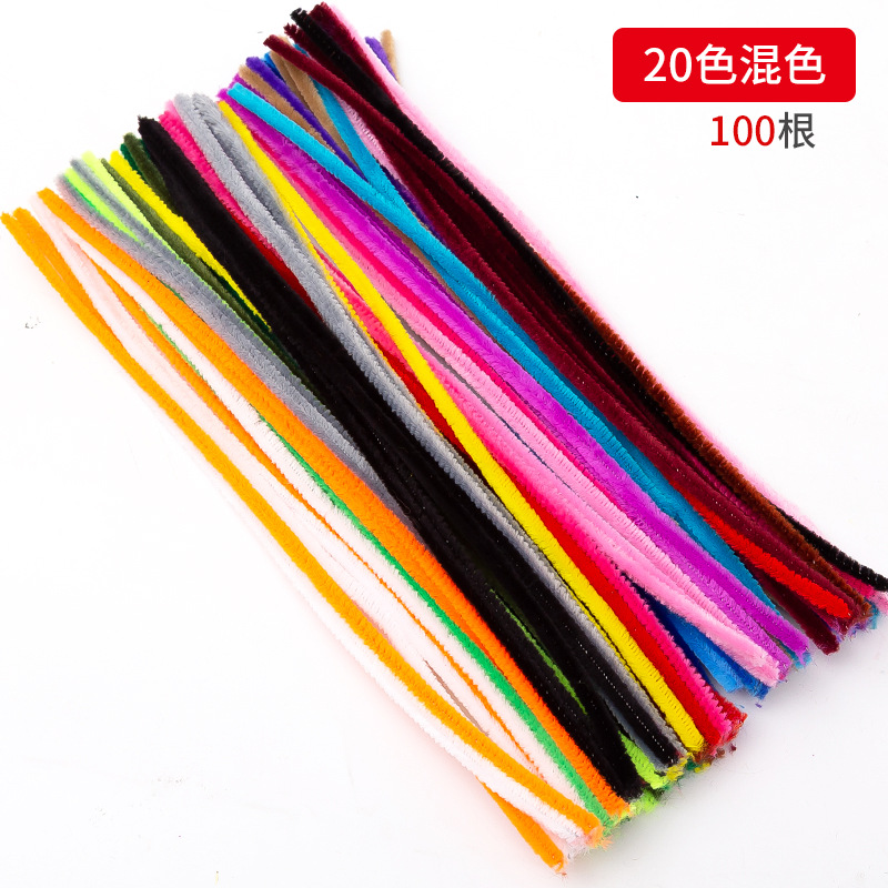 Macaron de color, raíz de pelo, cifrado, bricolaje hecho a mano, barra de torsión, venta al por mayor, juguetes para niños, paquete de material de arte