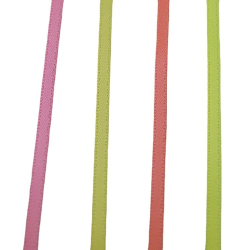 Dual-sided encrypted ribbon 3mm colorful ribbon silk ribbon DIY floral bouquet bow ribbon decoration gift bookmark ribbon F055