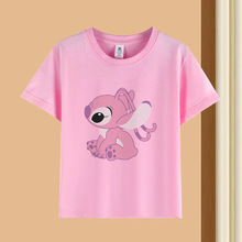 �羳 ���H��ؐStitch&Angel��ͨӡ��T�����޶�����Ůͯ�b1025-6