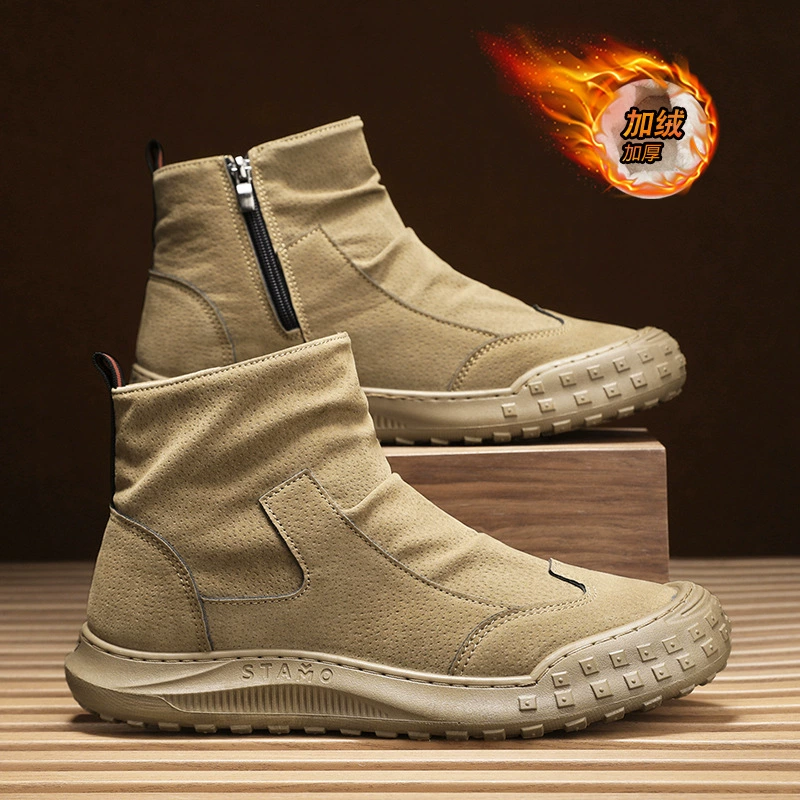 Martens, зимняя теплая обувь, износостойкая обувь для отдыха на платформе