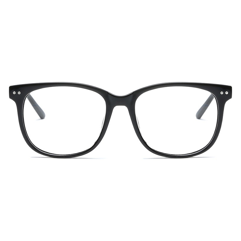 Gafas cuadradas lisas retro beige gafas de uñas marco 8081 gafas decorativas estrella de moda marco unisex gafas de miopía