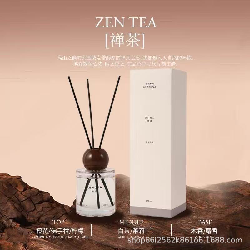 El hogar de la serie simple de té Zen de caña fragrante en el baño interior de alto nivel de fragancia duradera