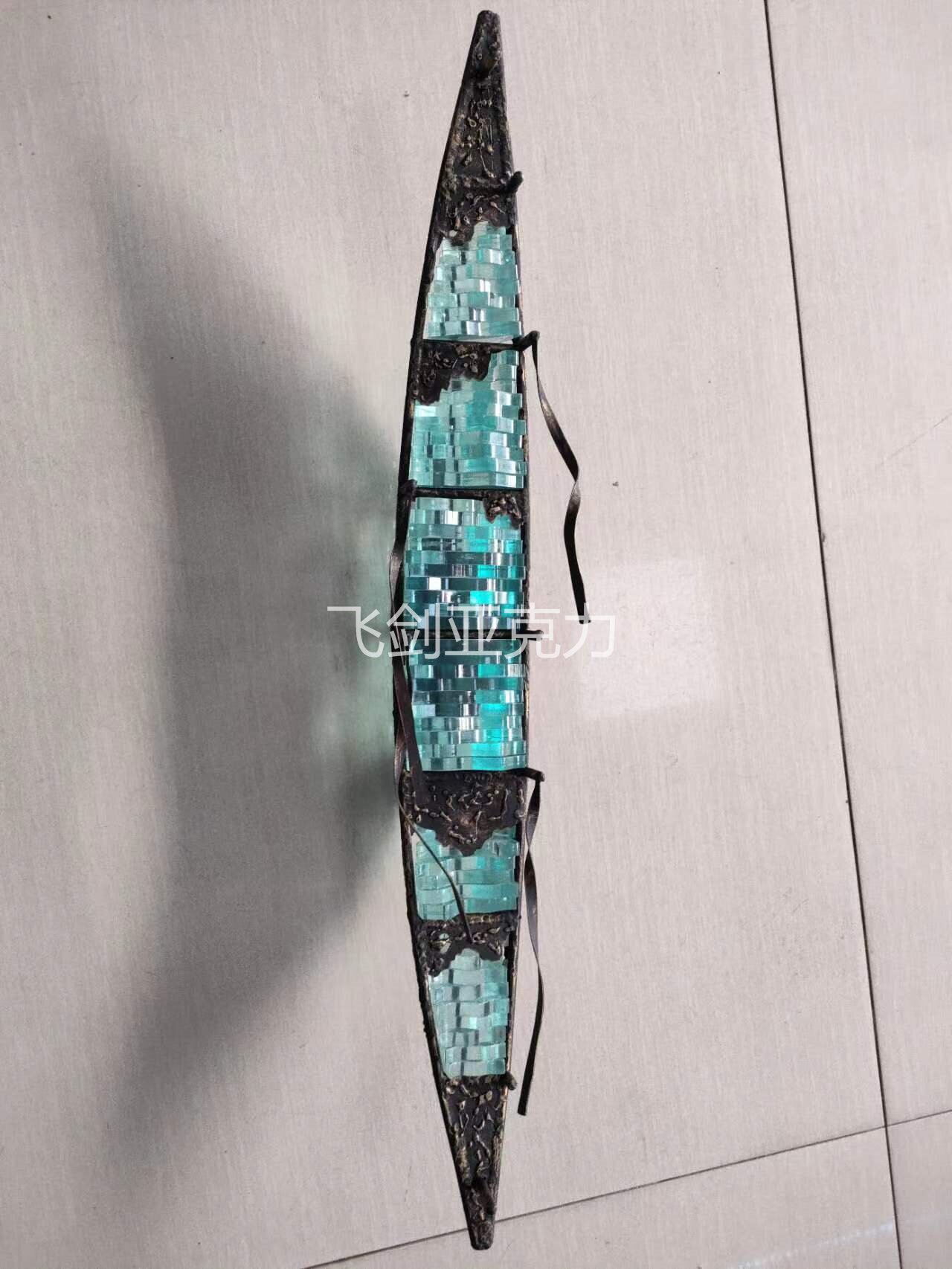 亚克力制作立体雕刻船体造型酒店展会美陈装饰摆件道具源头工厂