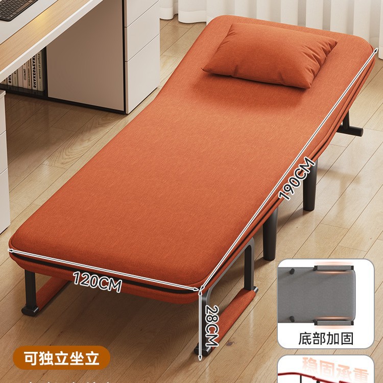 Marcha individual, siesta, oficina, hogar para adultos, simple, portátil, hospital, cama de acompañamiento, sofá cama, cama plegable para el almuerzo