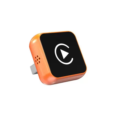 Wired to Wireless Car – Simsiz CarPlay və Android Auto - orange-white-glass