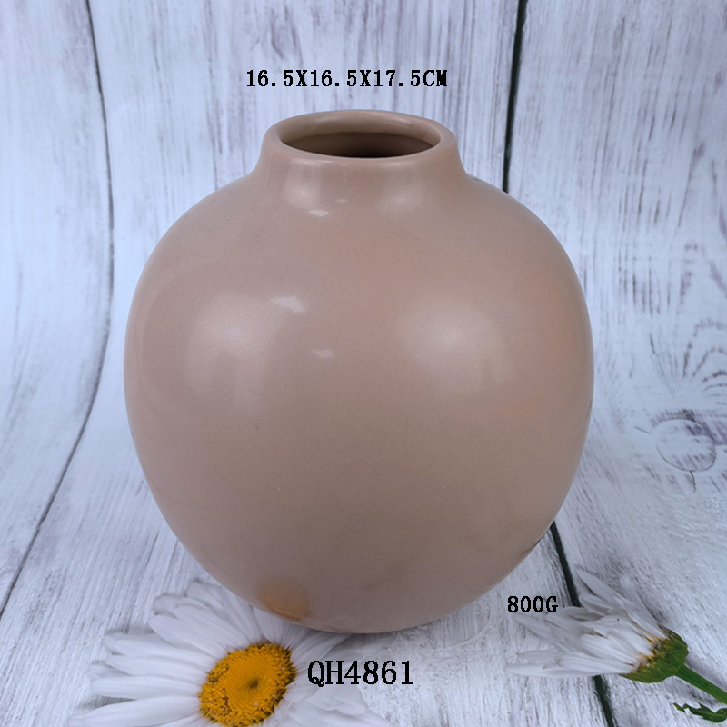 Jarrón de cerámica de estilo hogareño de venta caliente de porcelana de Amazon, jarrón blanco y negro, arreglo floral para la sala de estar, decoración del hogar