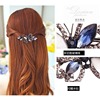 Crystal, elastic hairgrip, ponytail, Korean style