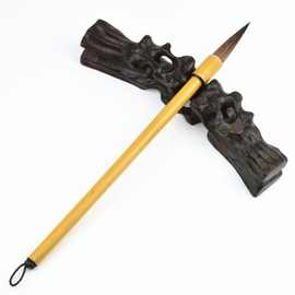 湖笔兰亭鼠须毛笔兼毫正品书法楷行书草书国画成人初学者