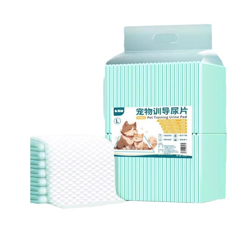 Pañales de orina para perros, artículos para mascotas, inodoro desodorante, pañales de absorción, 100 pañales desechables.