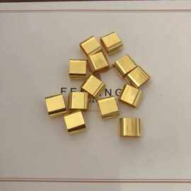 金色扁扣镀金倒刺扣生产厂家直销优惠一次性手腕织带缎带扣钮扣