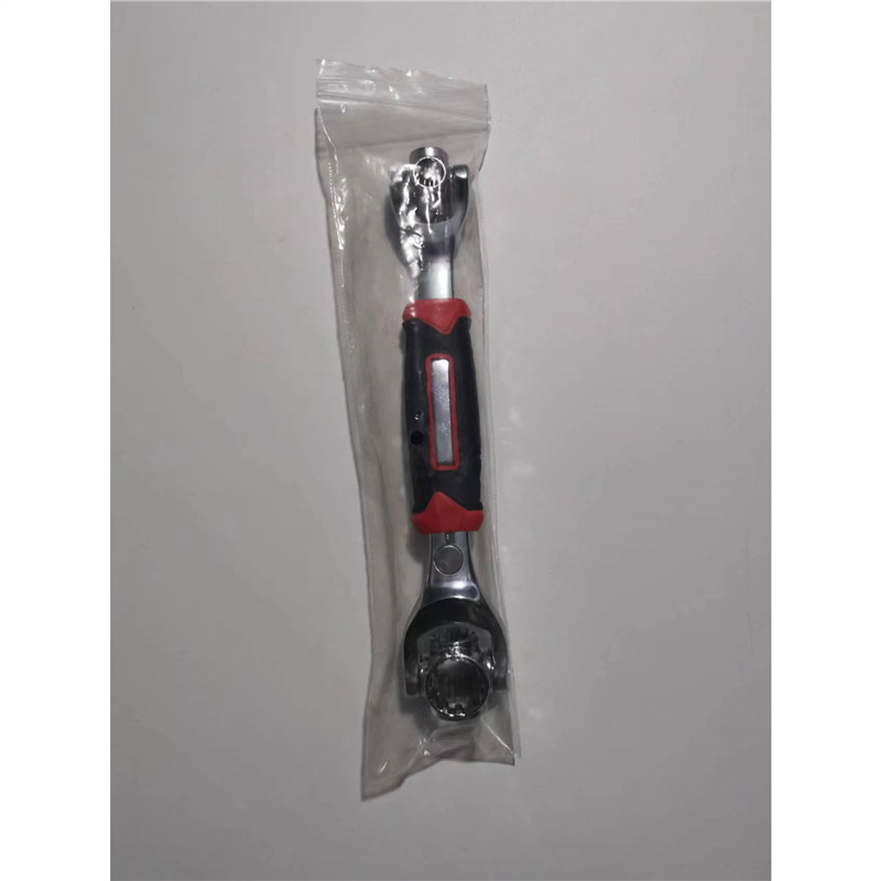 Llave de trinquete de doble cabeza ciruela de ocho en uno métrico del fabricante manguito giratorio universal a prueba de explosiones de múltiples cabezales 48 en uno
