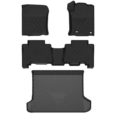 Universal Foot Pad, 4Th Generation Tpe Rubber - overseas-version-right-hand-drive-lc150-prado-original-car-5-seat-version-5-seat-tpe-floor-mat-5-seat-version-trunk-mat-10-22-years-all-tpe-special-car