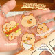 Capabala keychain cute capybara acrylic pendant student schoolbag pencil case decoration small accessories small gift