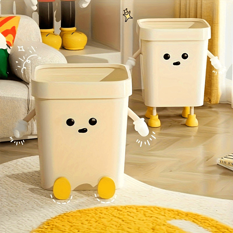 T 63956 Hands-Free Lidless Trash Can
