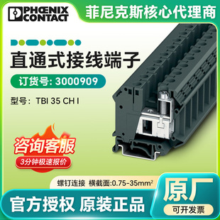German Phoenix Tbi 35 Ch I-3000909 Straight-Through Terminal Block Genuine Direct Delivery