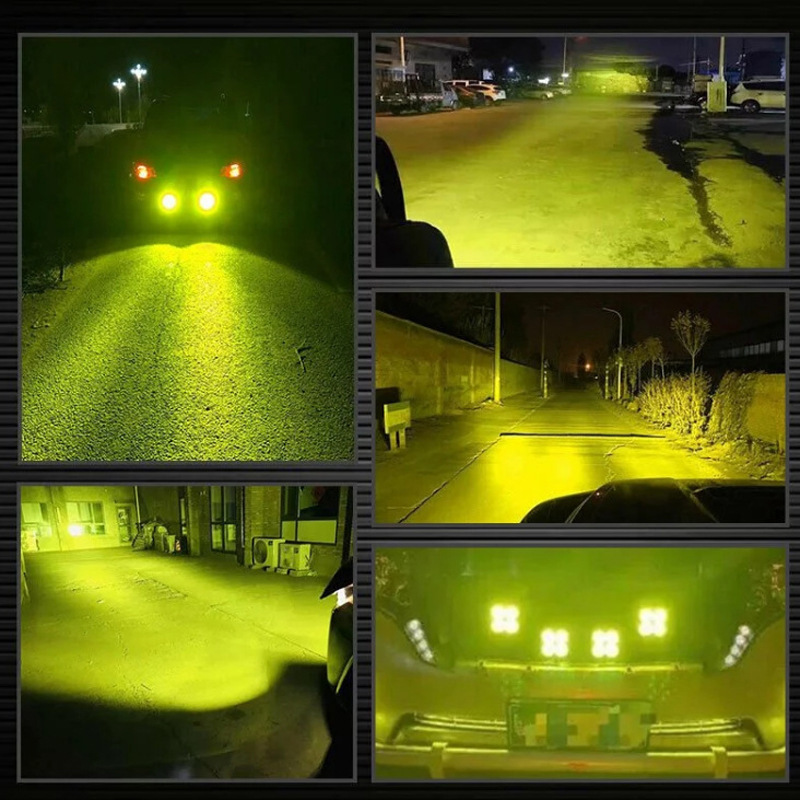 Car 3inch Led Work Light 4Led High-Brightness 40W Spotlight Modified Off-Road Vehicle Light Engineering Auxiliary Light