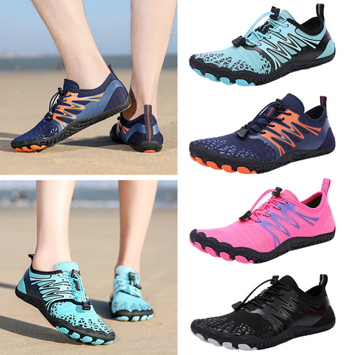 Summer outdoor mountaineering sports, beach swimming shoes, fishing shoes, wading shoes, swimming coach, snorkeling five-finger shoes