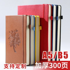 A 5クロスボーダー高颜値創意緩みストラップ本印刷可能ロゴシンプルb 5厚手pu模造オフィスノート