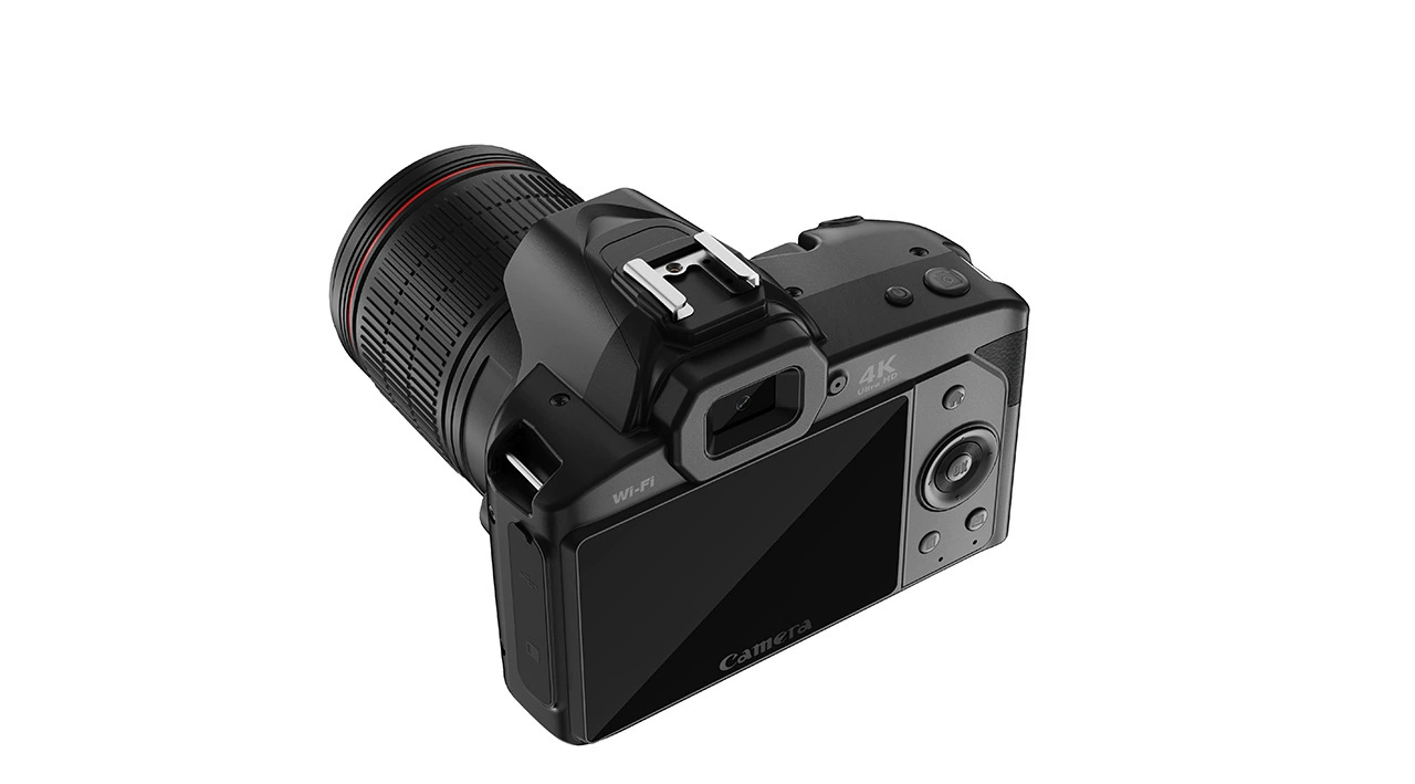 Digital camera D5, 4K Wi‑Fi, 64 million pixels, night vision, multiple memory options