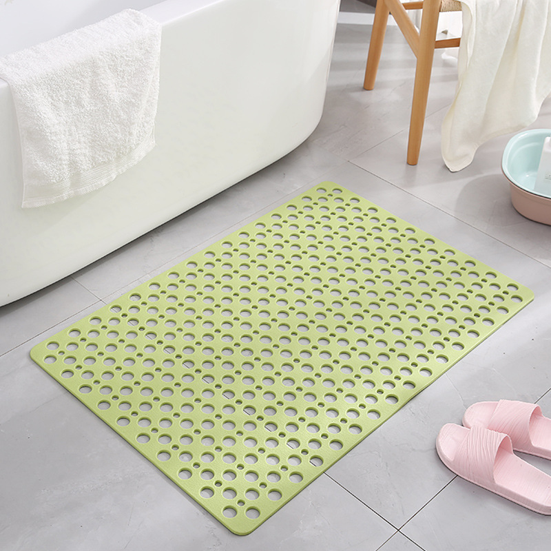 Foreign Trade Bathroom Non-slip Mat for the Elderly and Pregnant Women Bath Non-slip Foot Mat with Large Round Hole Suction Cup Non-water Storage Bathroom Foot Mat