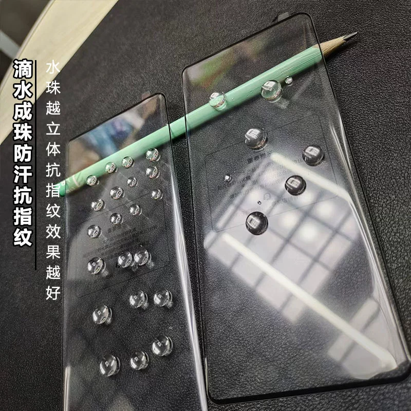 Подходит для Moto Edge40Pro, закалённая плёнка, клейкая лента с высоким разрешением, защитная плёнка с фиолетовым оттенком, устойчивая к подглядыванию.