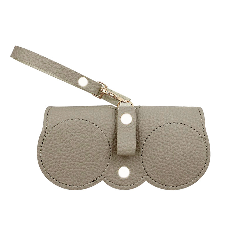Gafas populares bolsa de almacenamiento portátil gafas de sol cubierta protectora colgante bolsa de gafas para viajar de moda y simple