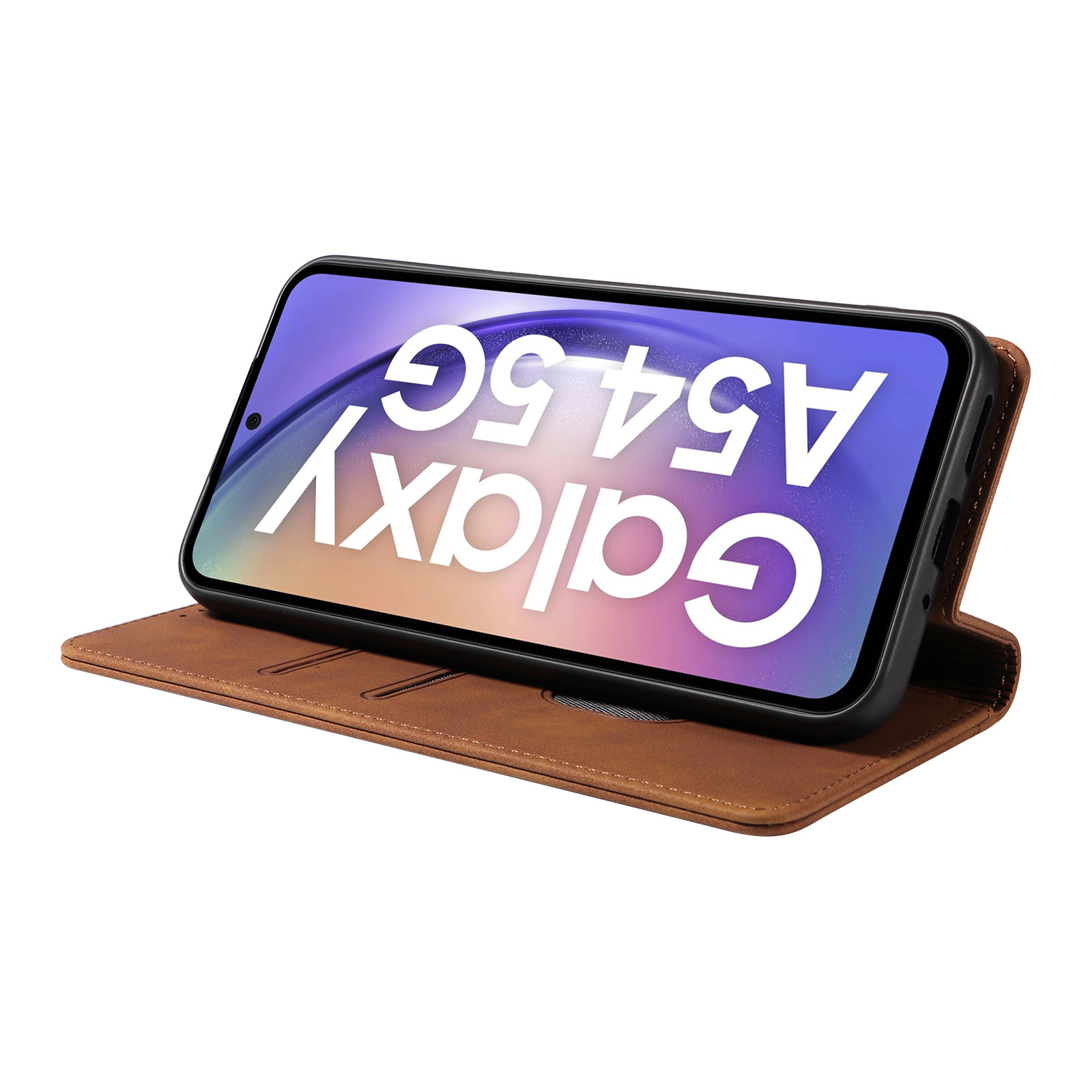 Retro Flip Phone Case Compatible With Samsung A17 A16 A15 A55 Magnetic SIM Card Slot Compatible A07 Mobile Phone Accessories_voghion.com