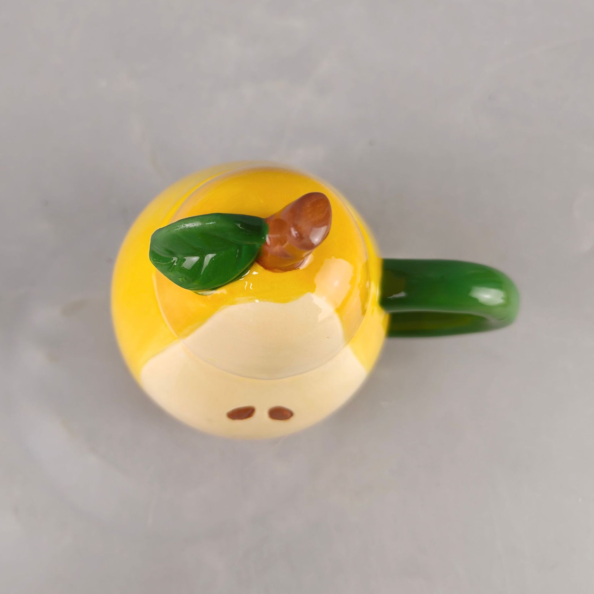 Frutas creativas transfronterizas de peras de cerámica tazas de cerámica creativas tazas de pato tazas de oficina de cerámica europea y americana