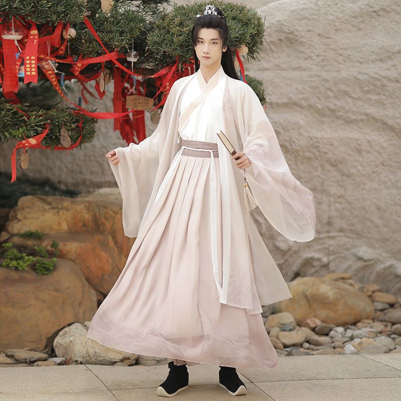 Original Han Dynasty Men and Women 2025 Couple Ancient Style Suit Chinese Style Student Daily Stage Performance Class Uniform Spring and Summer Style