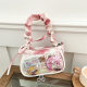 This year's popular texture handbag pain bag 2024 new transparent cute foreign style all-match shoulder bag original bag