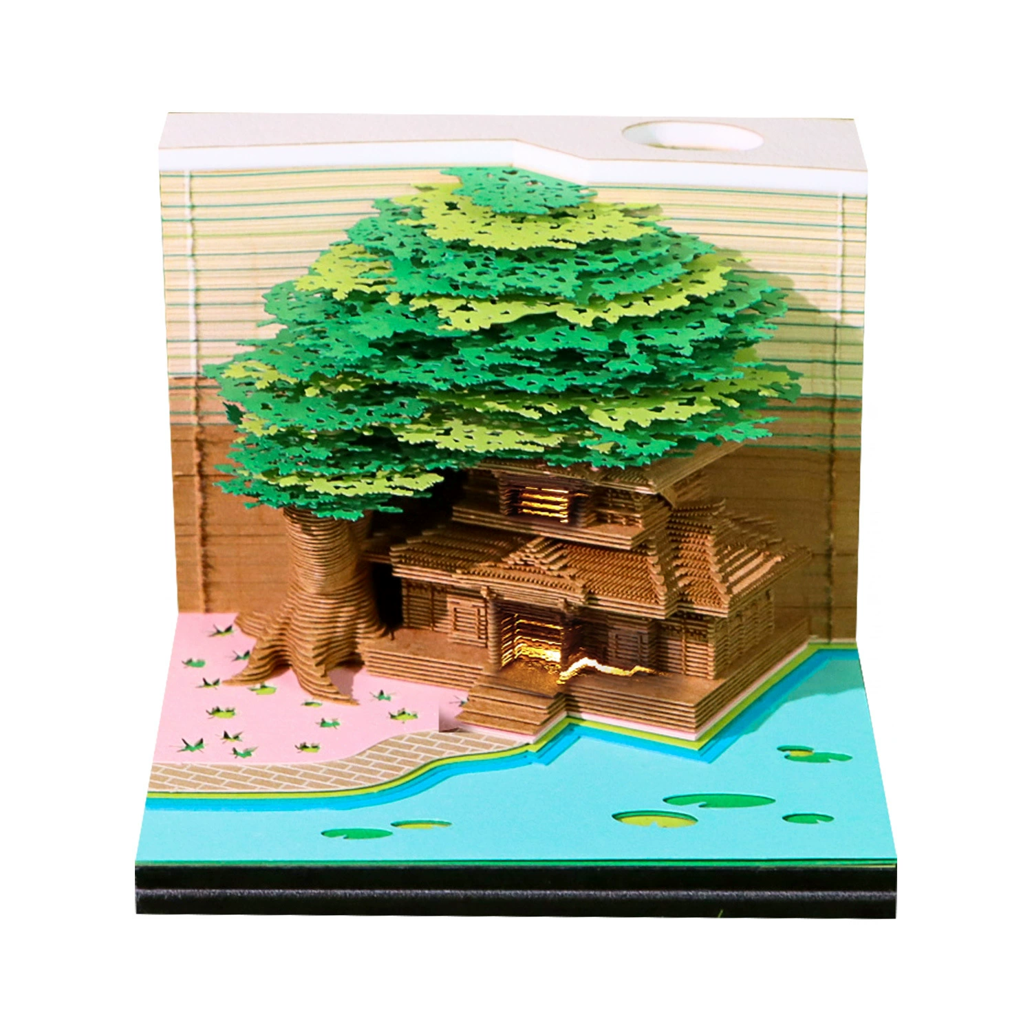 3D Castle Desk Calendar, Custom Creative Gift, 2026 Weekly Options with Lighted Covers