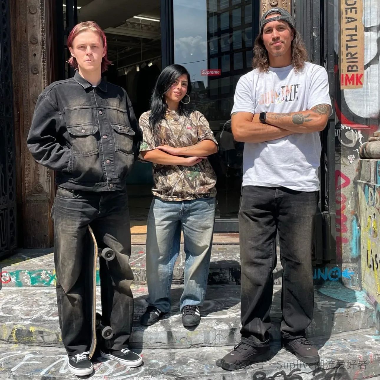 ヘビーウェイトクロスボーダー アメリカンファッション Supreme レタープリント Tシャツ BOX ラウンドネック 半袖 メンズ レディース ゆったり カジュアル Tシャツ 男女兼用